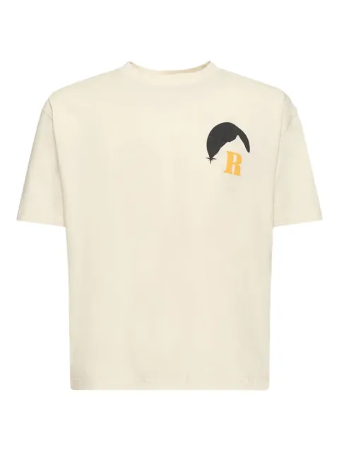 RHUDE moon-mountain graphic t-shirt
