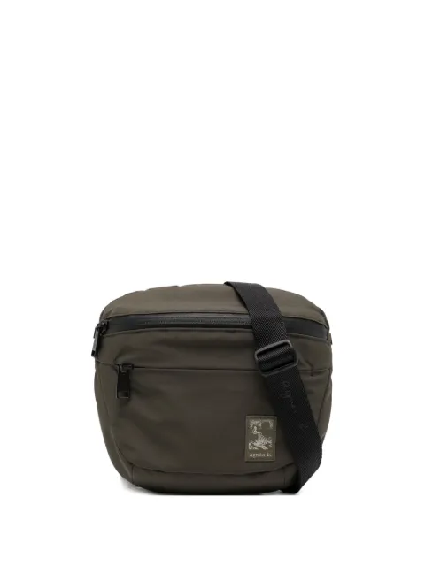 agnès b.  logo-patched messenger bag