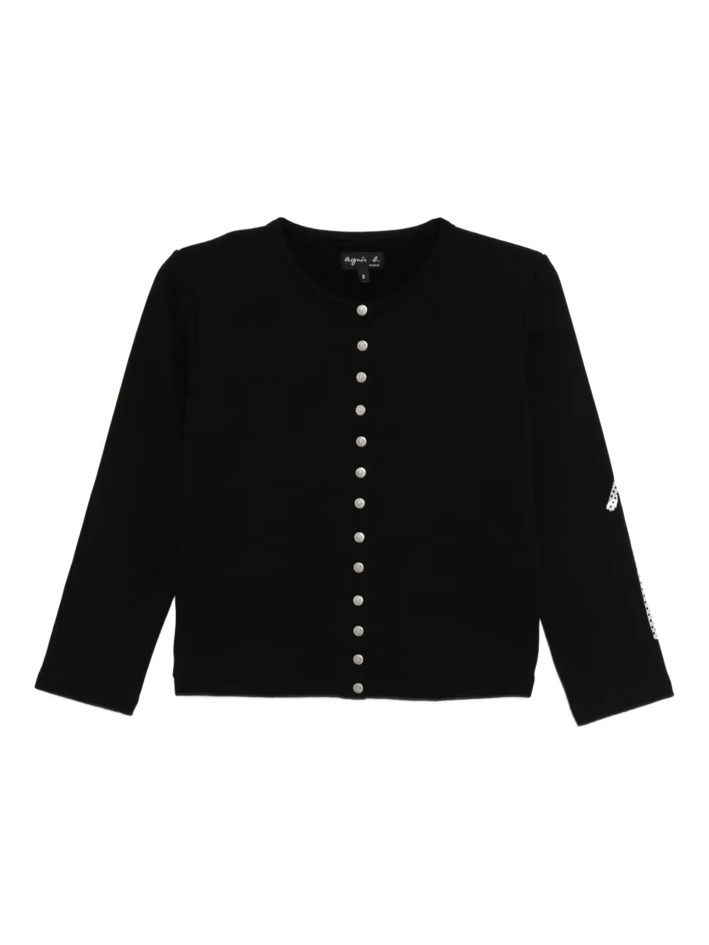 agnès b.  arrow-print top | Black | Image 1