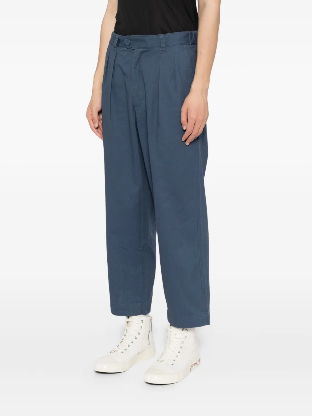 SPORT b. by agnès b. Broek met logopatch Blauw