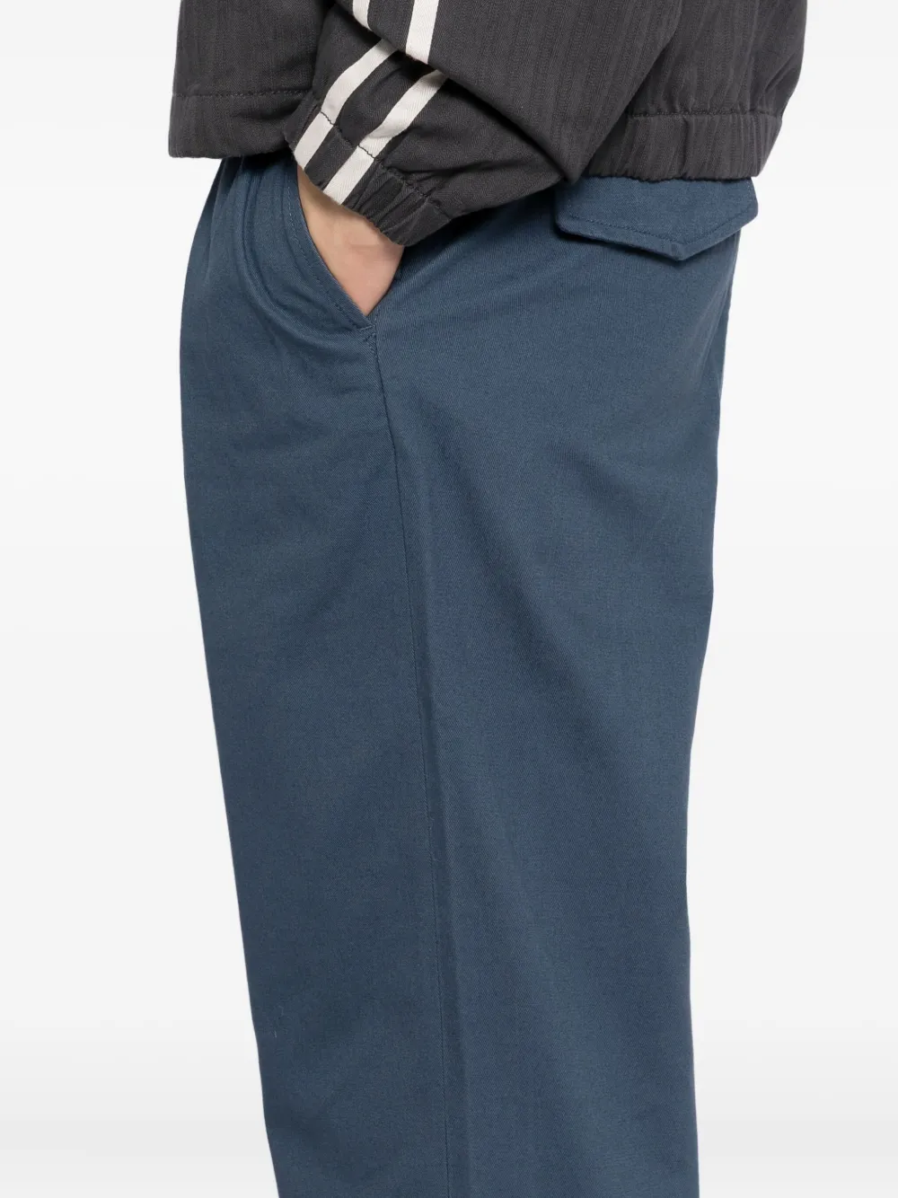 SPORT b. by agnès b. Broek met logopatch Blauw