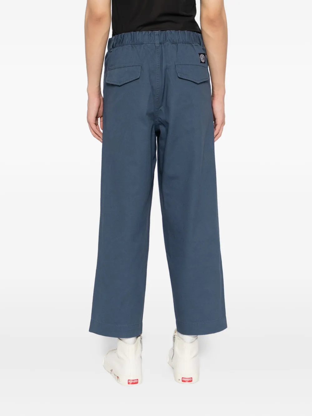 SPORT b. by agnès b. Broek met logopatch Blauw