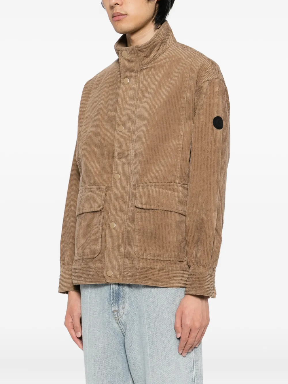 Sport B. By Agnès B. Logo-patched Jacket In Brown