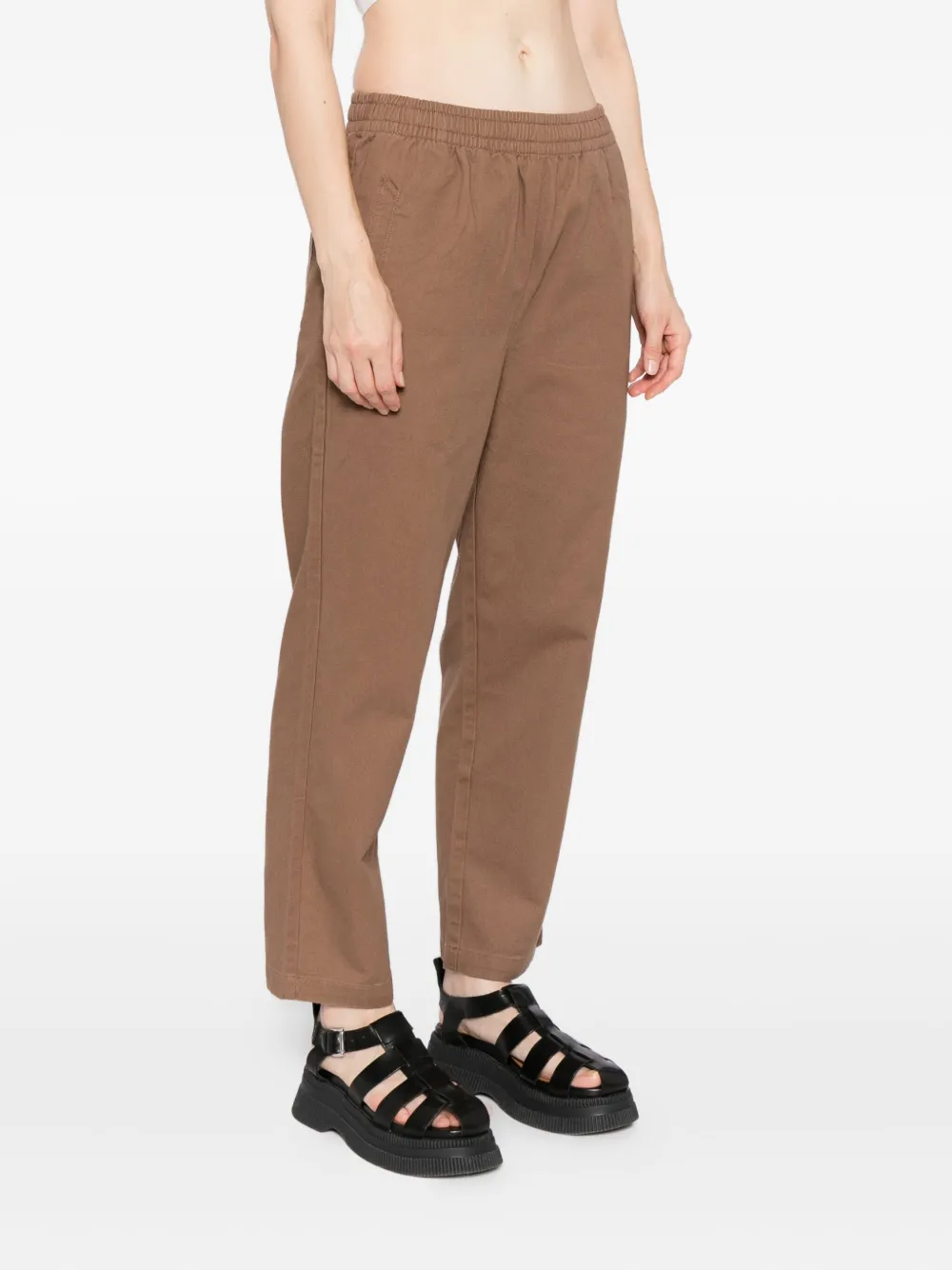 Sport B. By Agnès B. Logo-patch Trousers In Brown