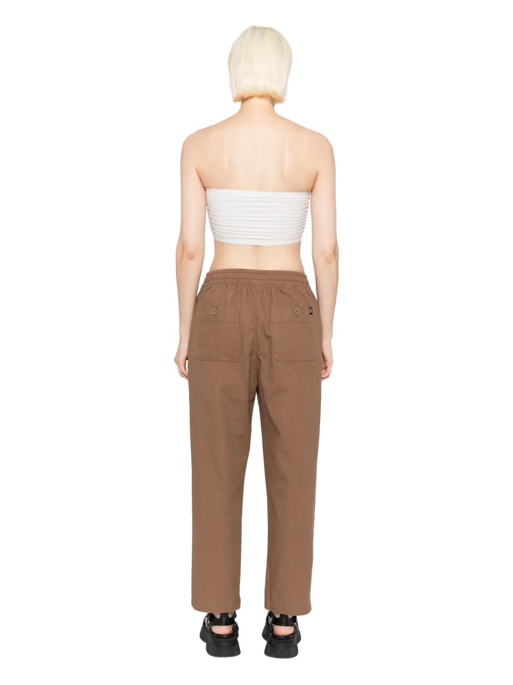 Sport B. By Agnès B. Logo-patch Trousers In Brown