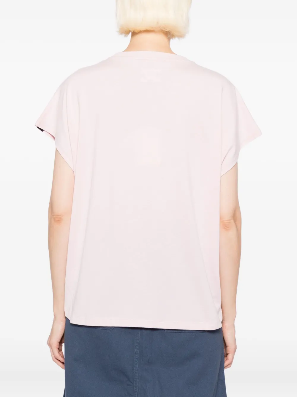 Sport B. By Agnès B. Dino Shadow Cotton T-shirt In Pink
