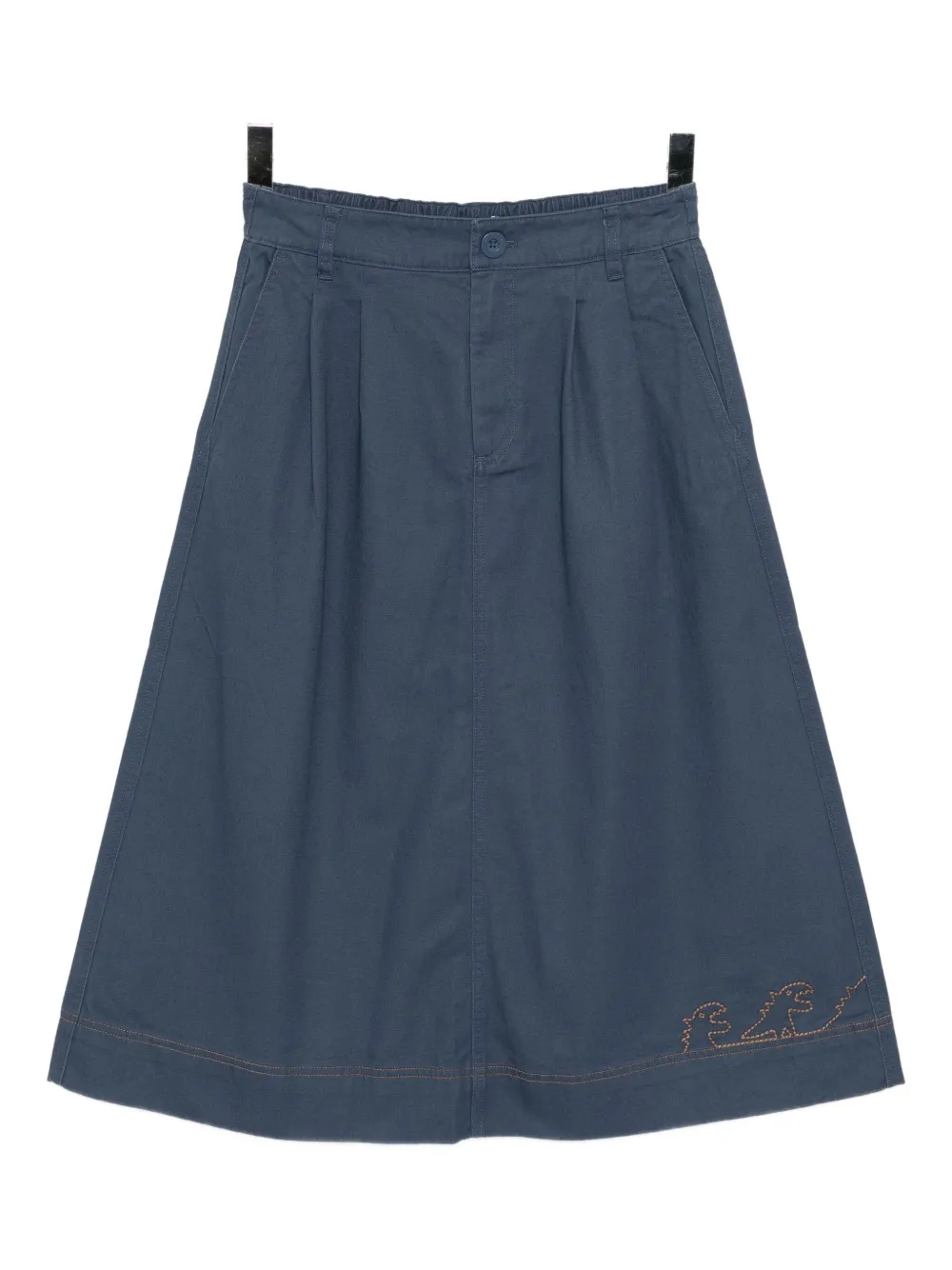 Sport B. By Agnès B. Dino-embroidered Skirt In Blue