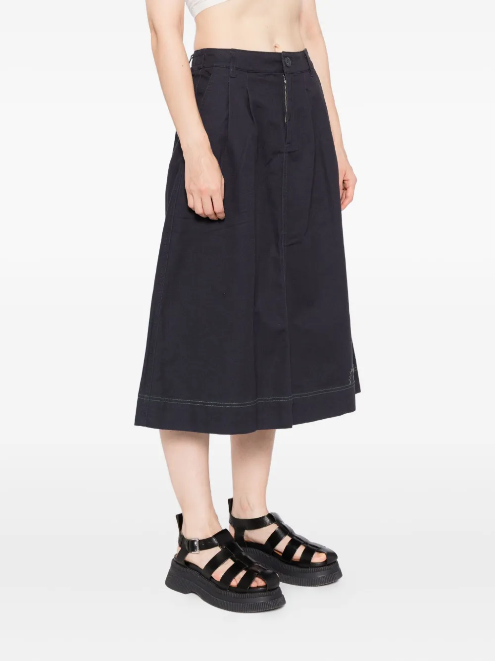 Sport B. By Agnès B. Dino-embroidered Skirt In Black