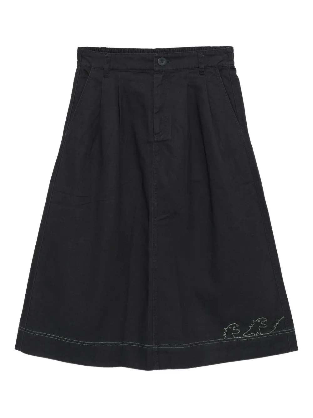 SPORT b. by agnès b.  dino-embroidered skirt | Blue | Image 1
