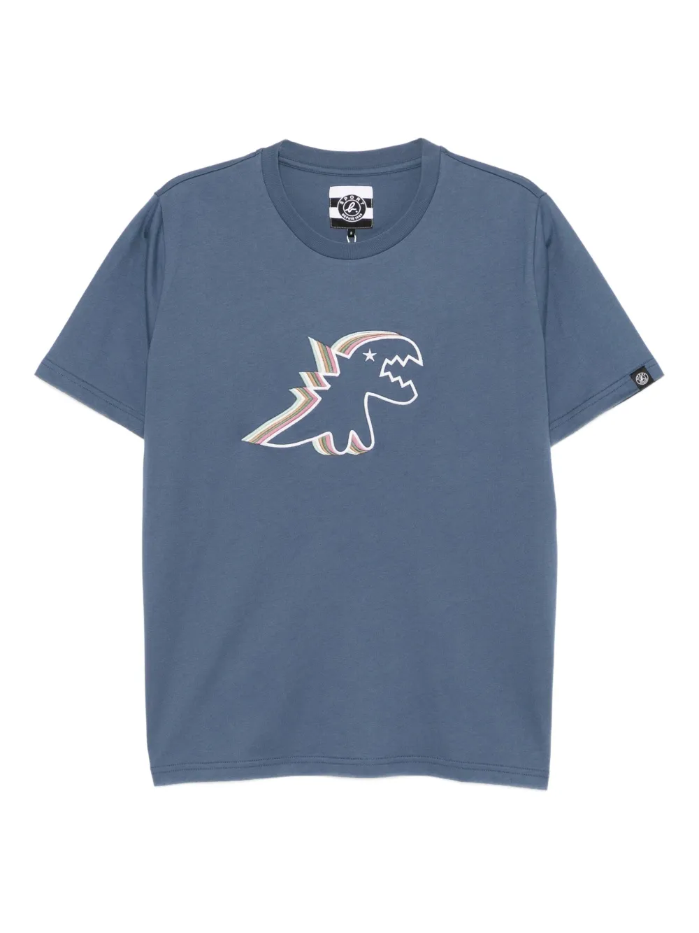 SPORT b. by agnès b.  logo-embroidered T-shirt | Blue | Image 1