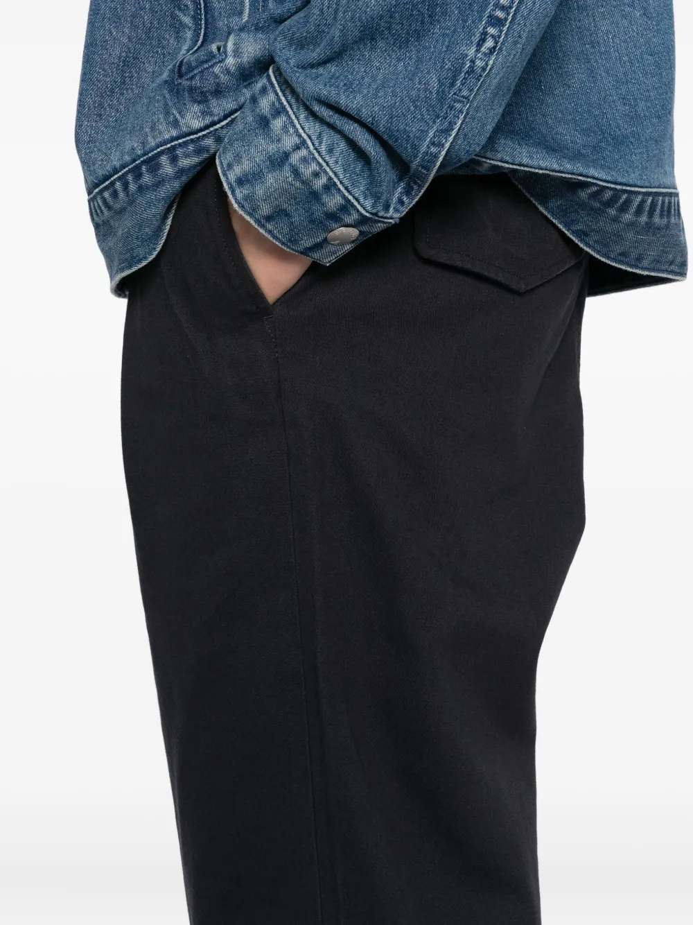 SPORT b. by agnès b. Broek met logopatch Zwart