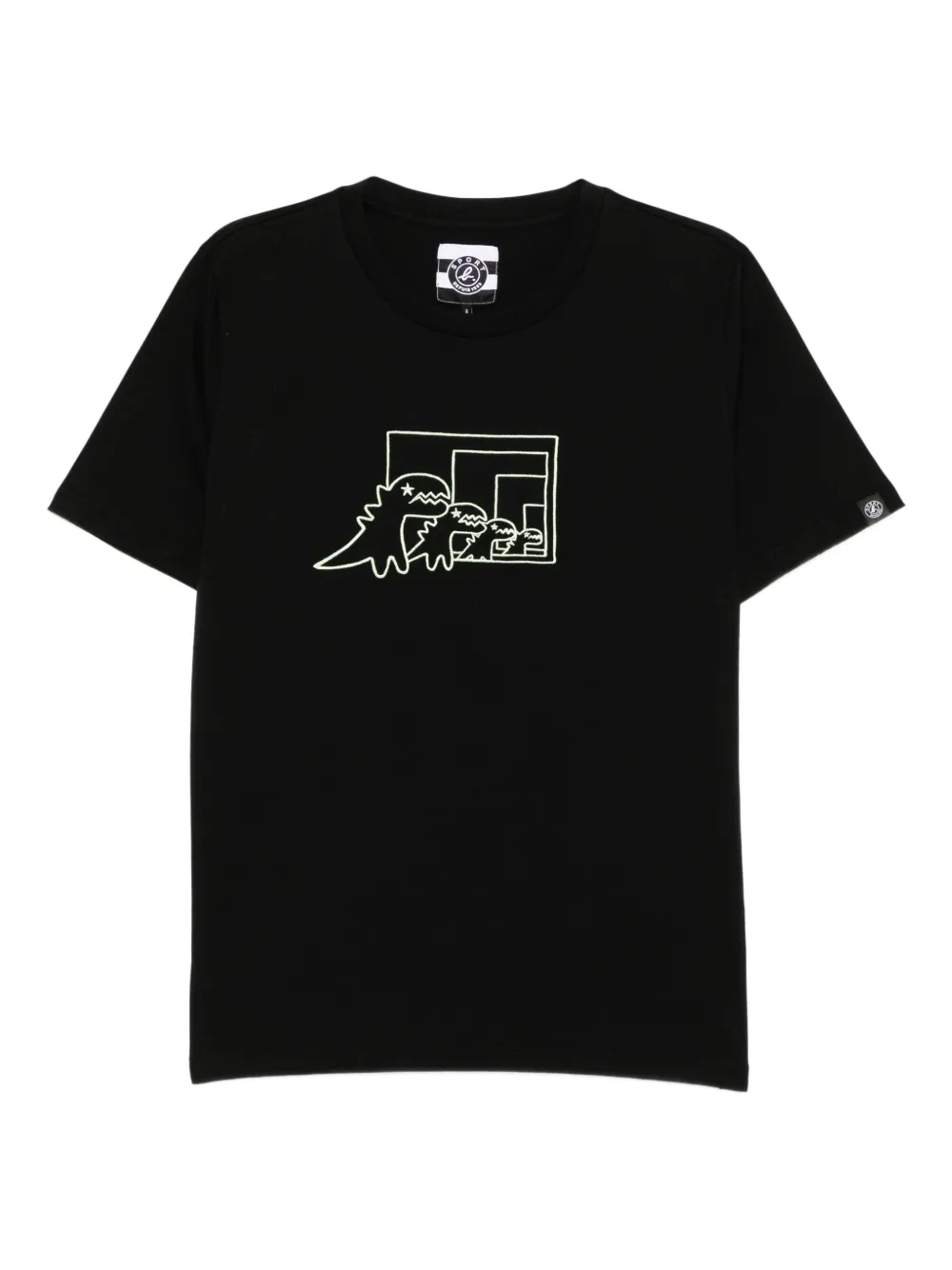 SPORT b. by agnès b.  logo-embroidered T-shirt | Black | Image 1