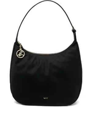 Maison Kitsuné Bloom Shoulder Bag | Black | FARFETCH