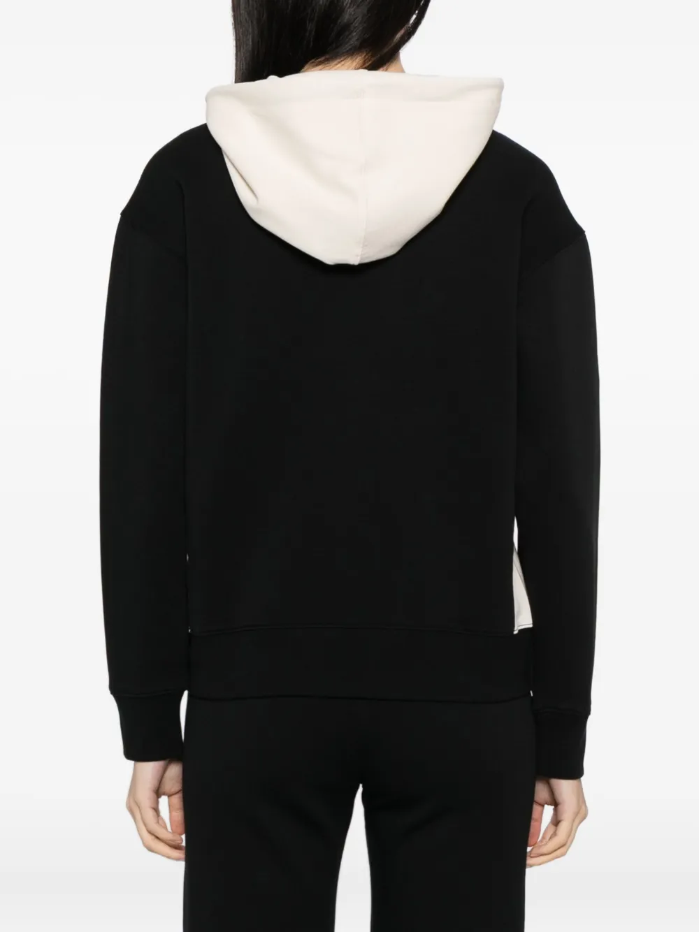 SPORT b. by agnès b. Hoodie met geborduurd logo Zwart