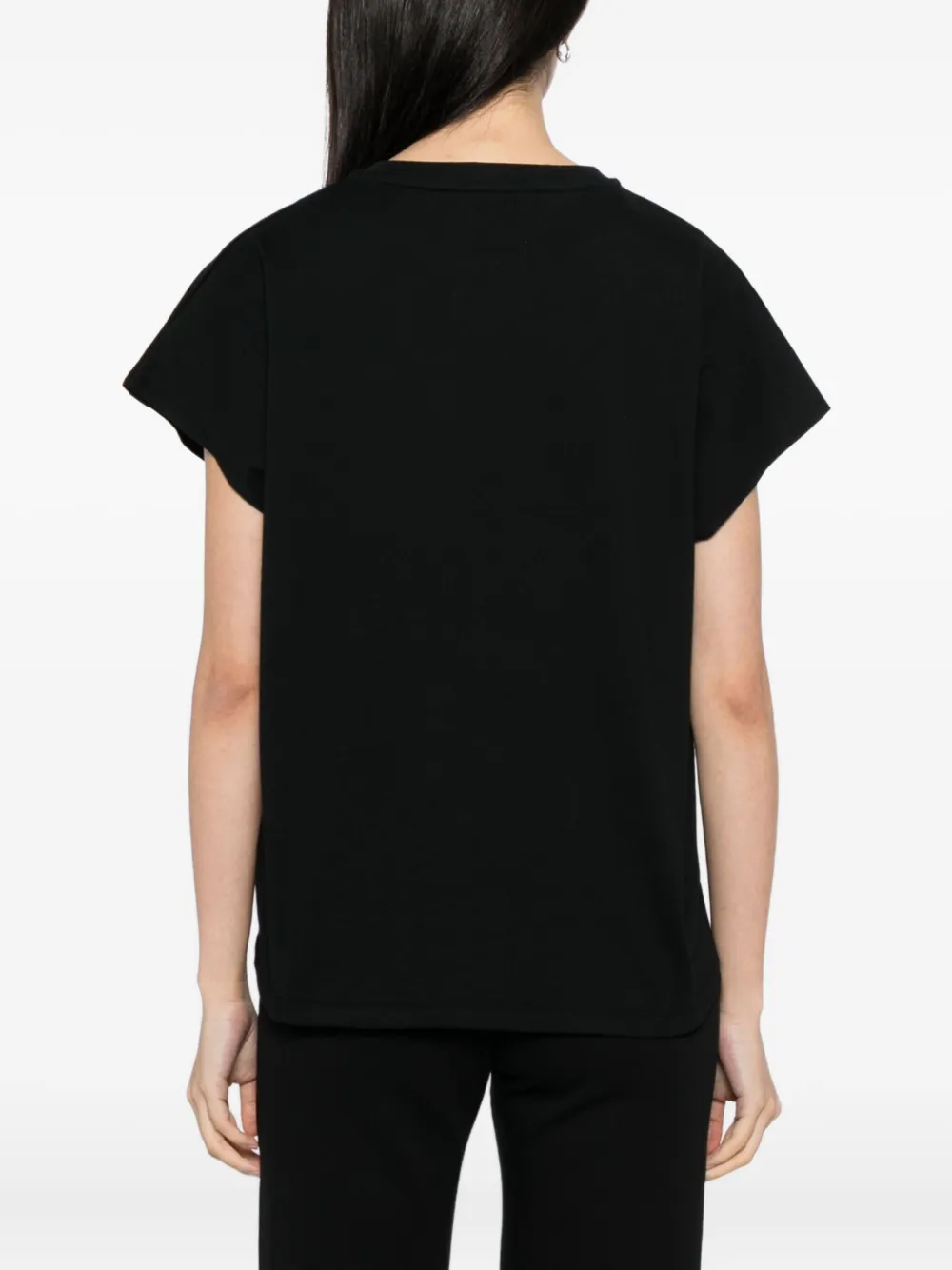 Sport B. By Agnès B. Dino Shadow Cotton T-shirt In Black