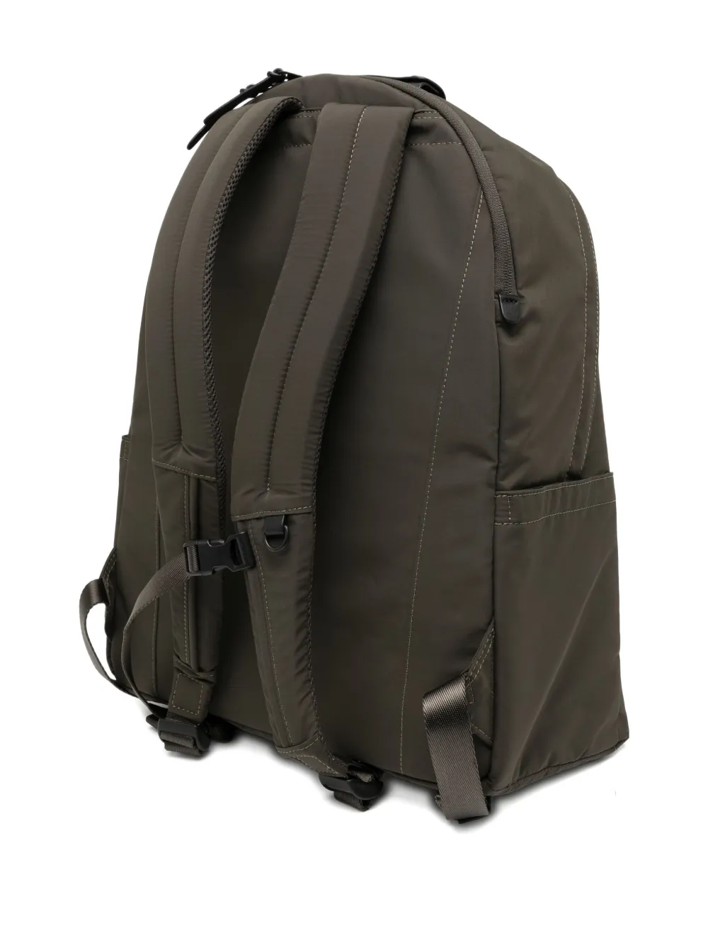 Agnès B. Logo-patched Backpack In Green