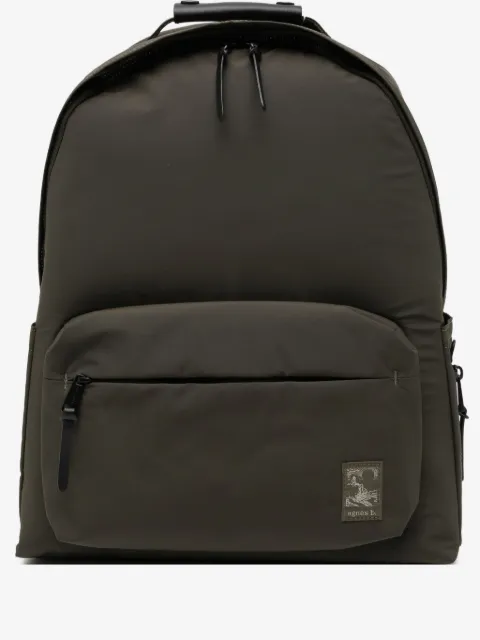 agnès b. logo-patched backpack