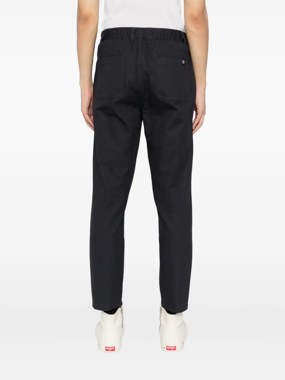 SPORT b. by agnès b. Chino met toelopende pijpen Zwart