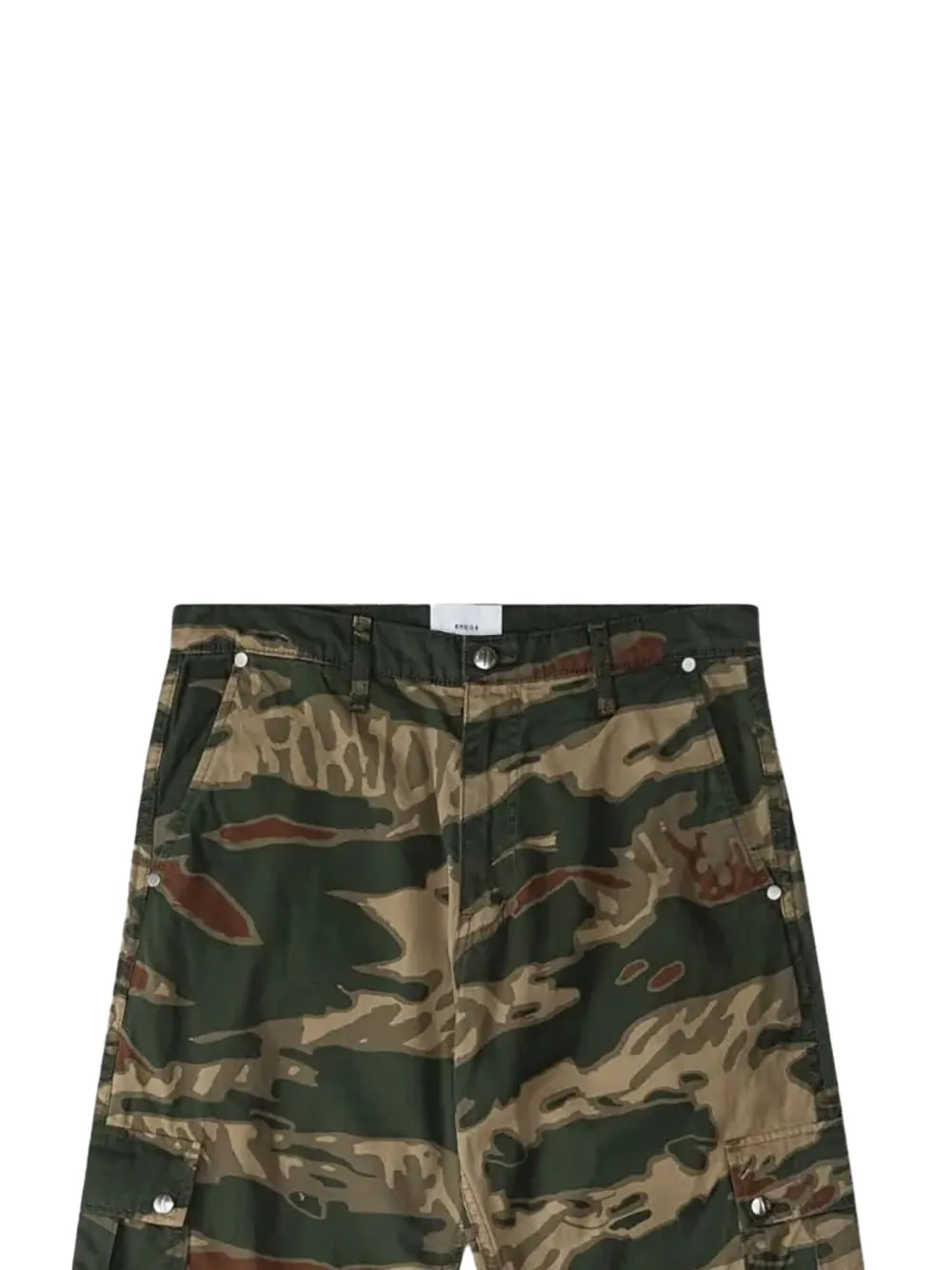RHUDE Cargo broek met tijgerprint - Groen
