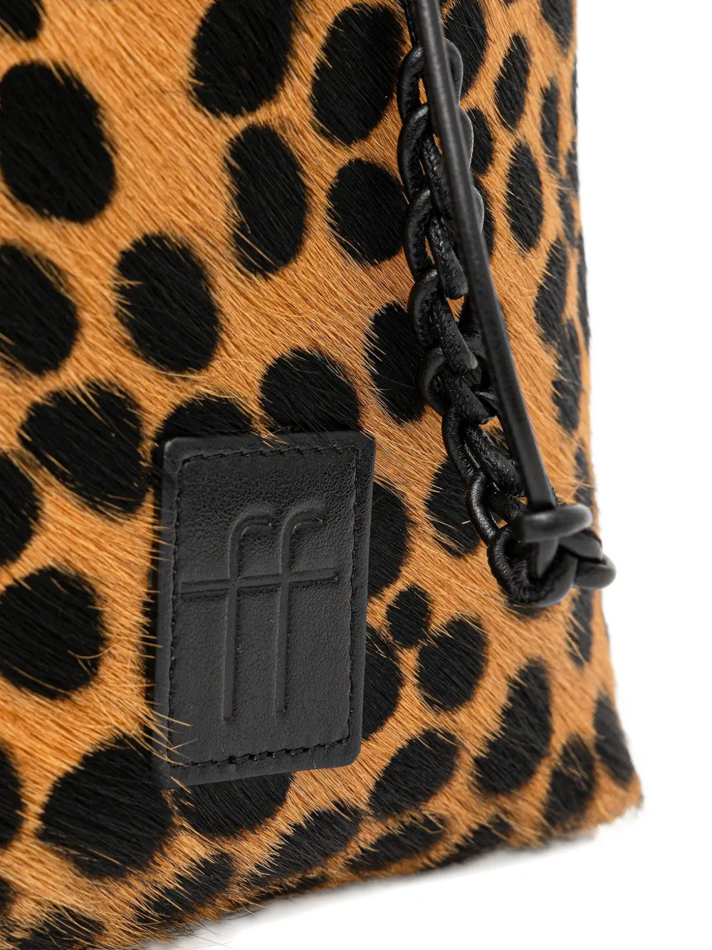  Forte Forte Animal-print Drawstring Bucket Bag - Brown 