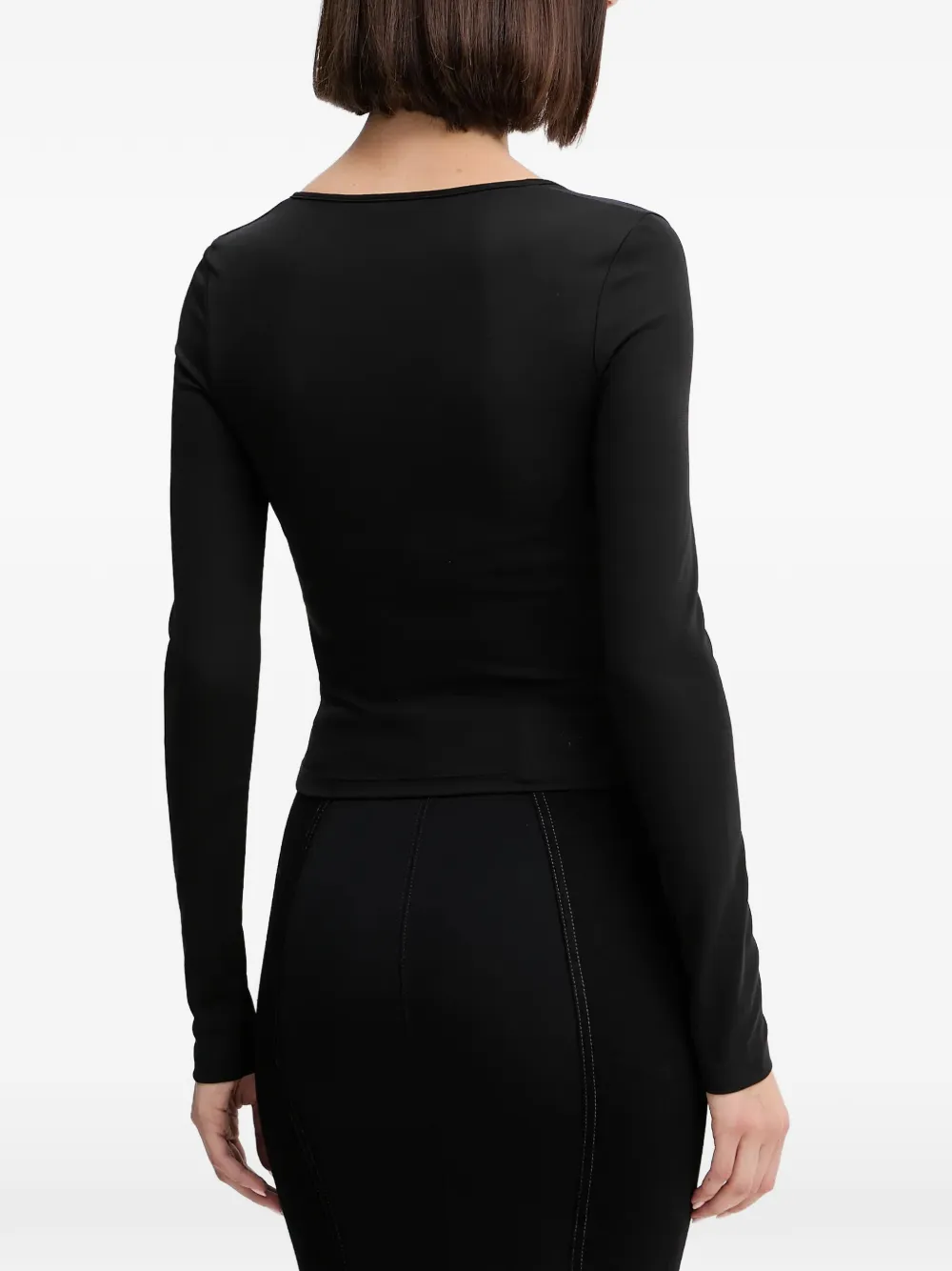  Just Cavalli V-neck Top - Black 