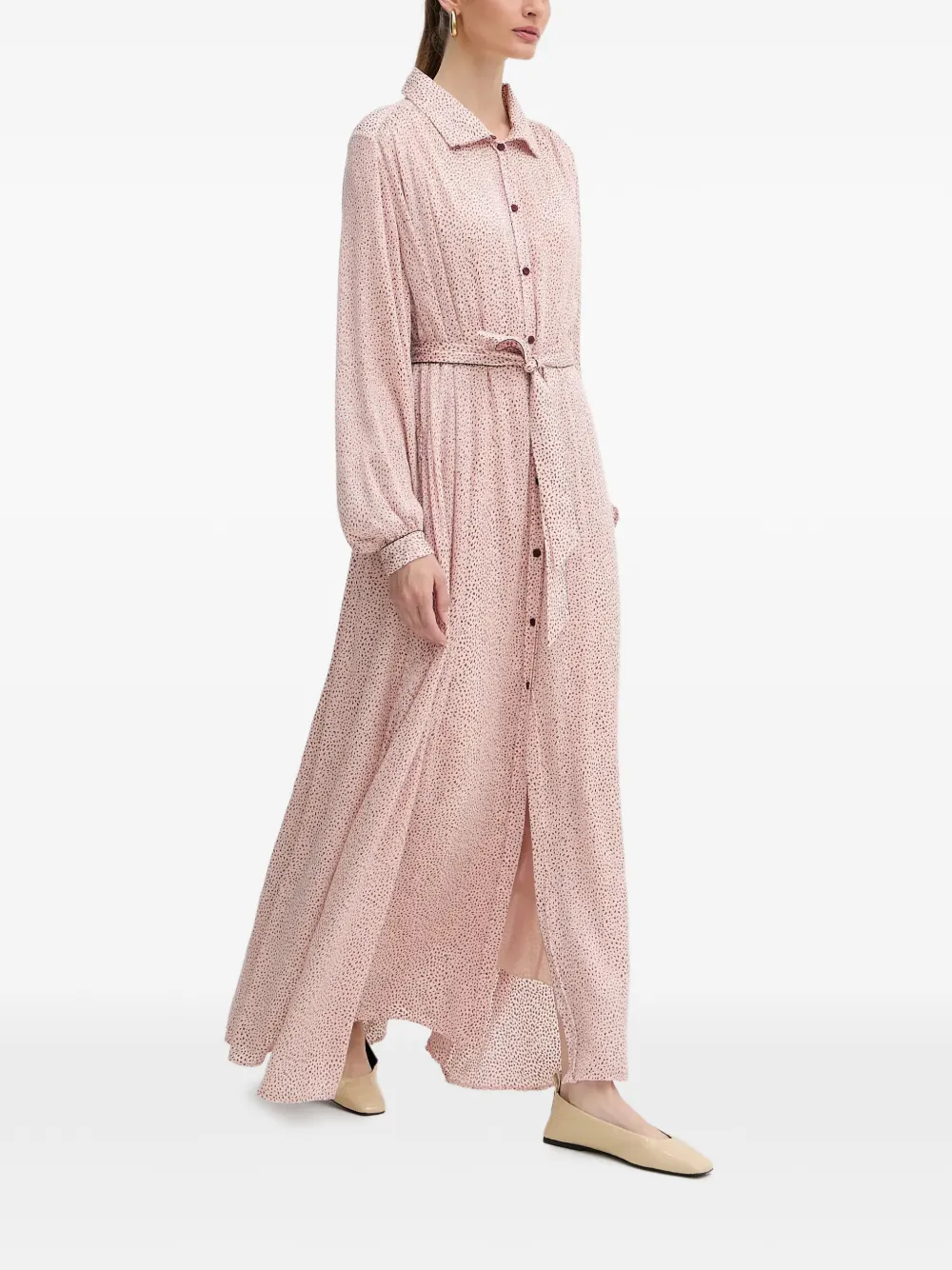 Forte Forte button-fastening dress - Roze