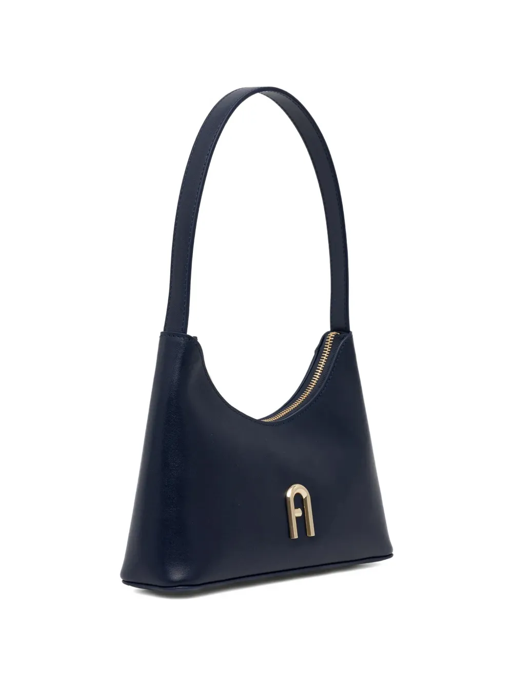 Furla Shopper met logo en rits Blauw