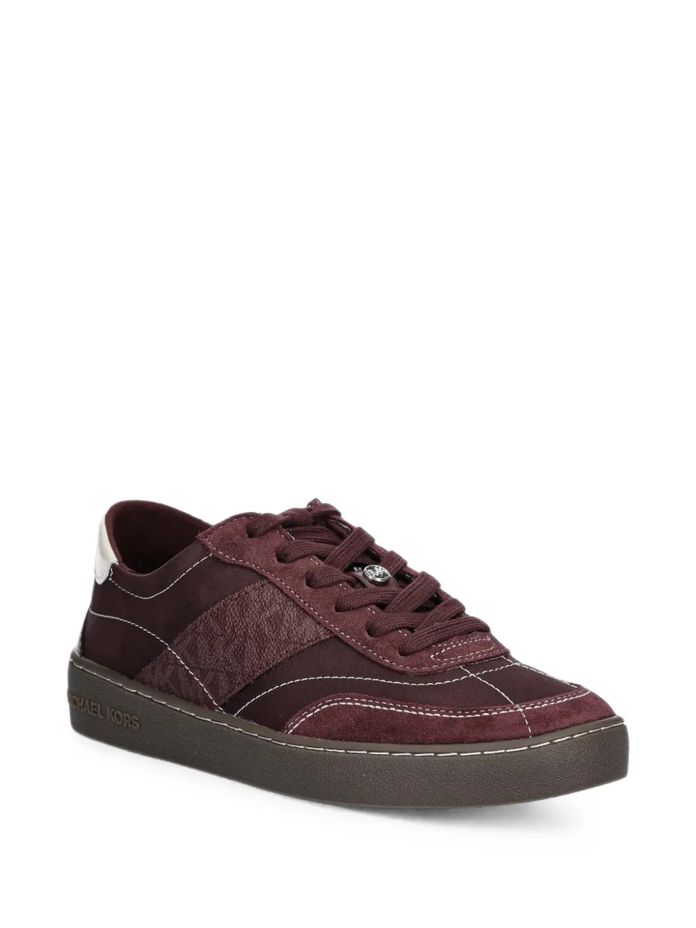Michael Kors logo-print panelled sneakers Rood