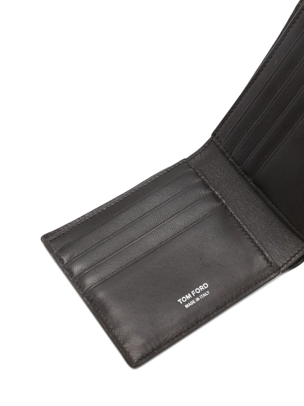 Tom Ford Crocodile Leather Wallet Wallets And Card Holders Brown In Black