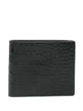 TOM FORD embossed-logo crocodile-print wallet - Black