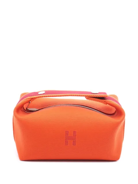 Hermès Pre-Owned 2020-2025 Small Canvas Bride A Brac Case vanity bag