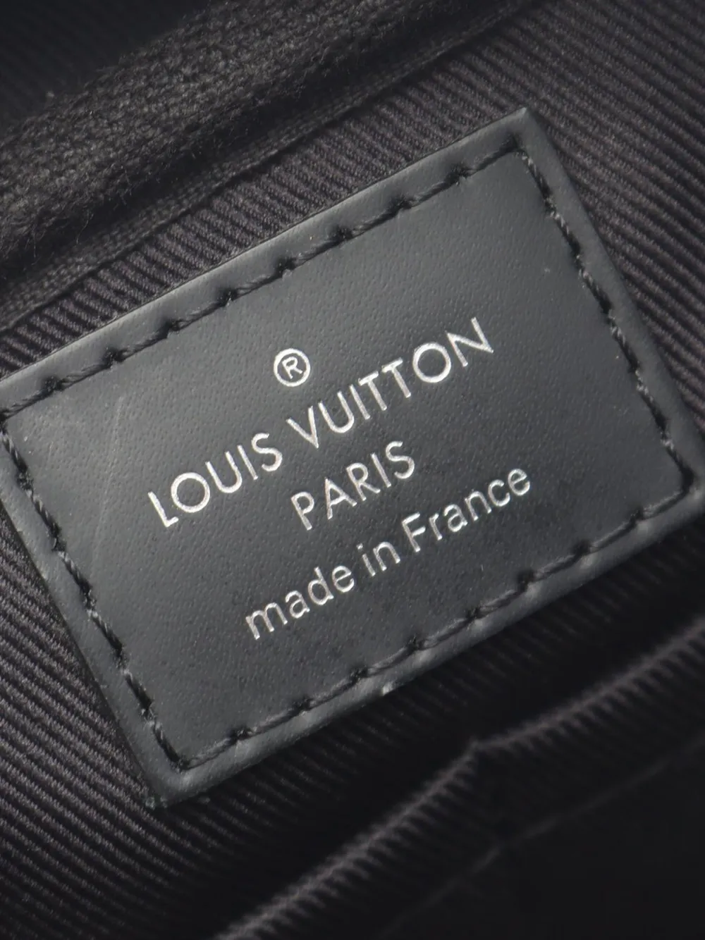 Pre-owned Louis Vuitton 2019 Monogram Eclipse Explorer Bumbag Belt Bag In Black