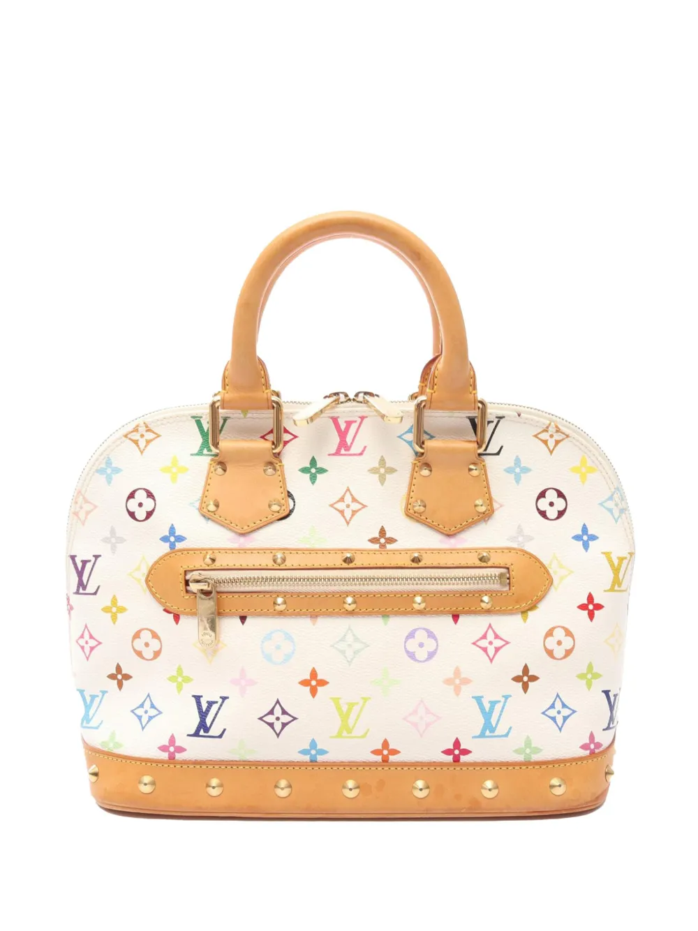 Louis Vuitton Pre-Owned 2004 モノグラム マルチカラーアルマ PM ハンドバッグ - ホワイト Louis Vuitton Pre-Owned 2004 モノグラム マルチカラーアルマ PM ハンドバッグ - ホワイト