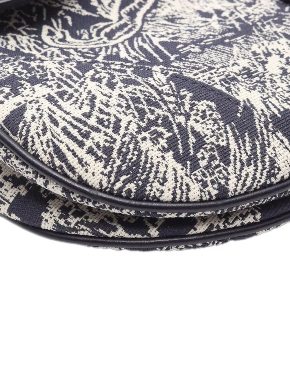 Christian Dior Pre-Owned 2021-2025 Canvas Embroidered Reverse Toile De Jouy Saddle Bag shoulder bag | Pre-Owned | Image 2