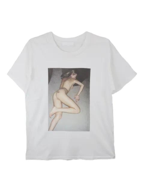 ALEXANDER DIGENOVA Slim Blonde photographic-print cotton T-shirt