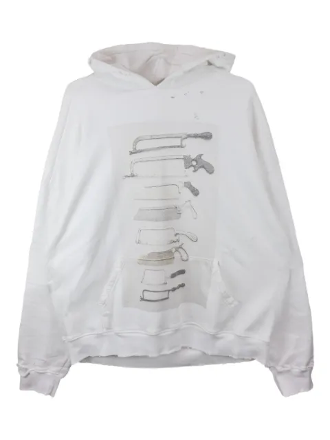 ALEXANDER DIGENOVA Saw distressed hoodie