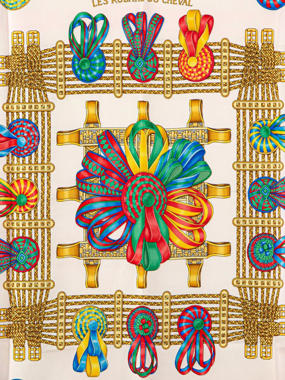 Hermès Pre-Owned 1990-2010 Les Rubans du Cheval Silk Scarf scarves | Image 2