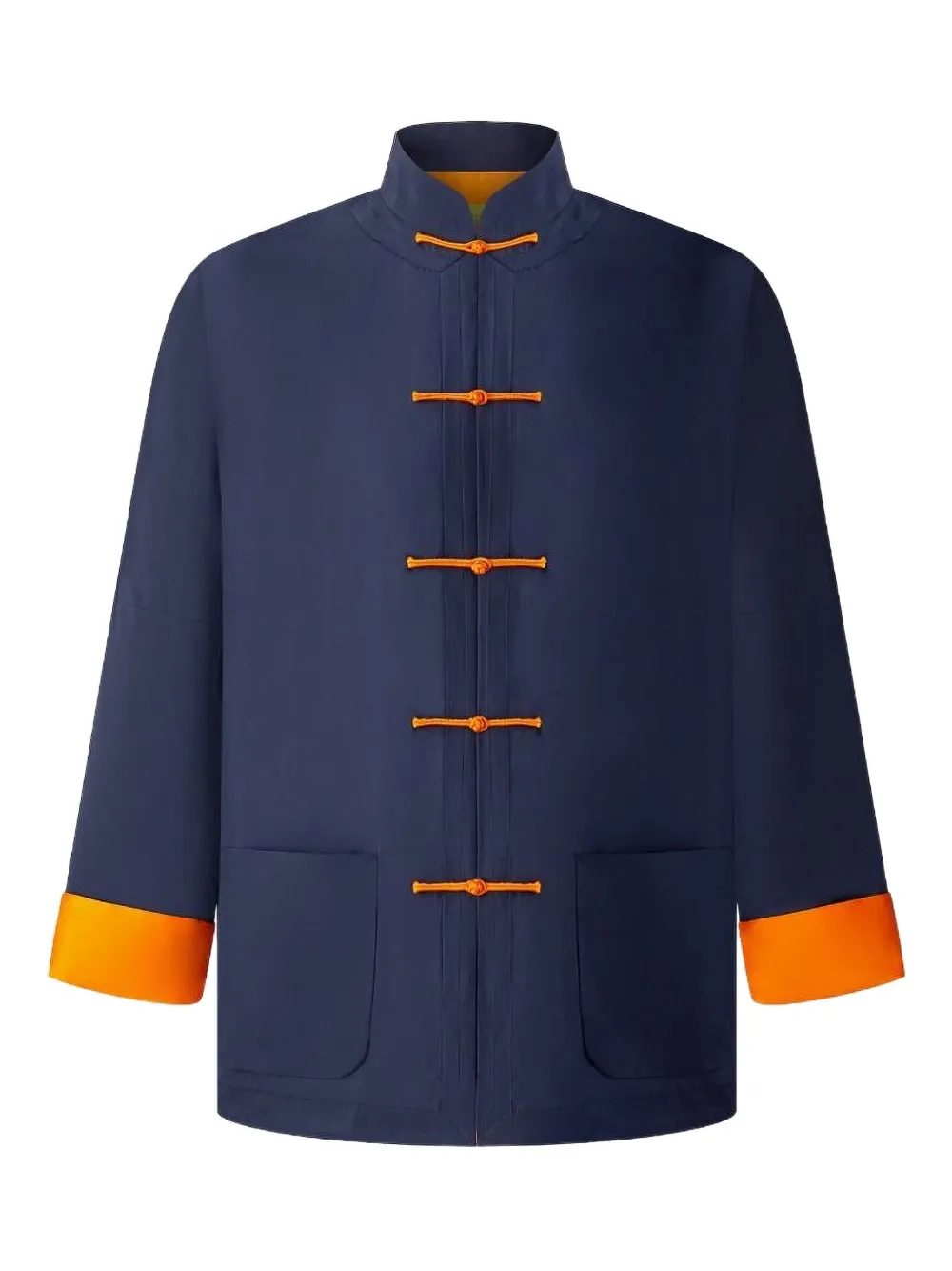 Shanghai Tang stand-up collar silk jacket | Lightweight Jackets | Image 2