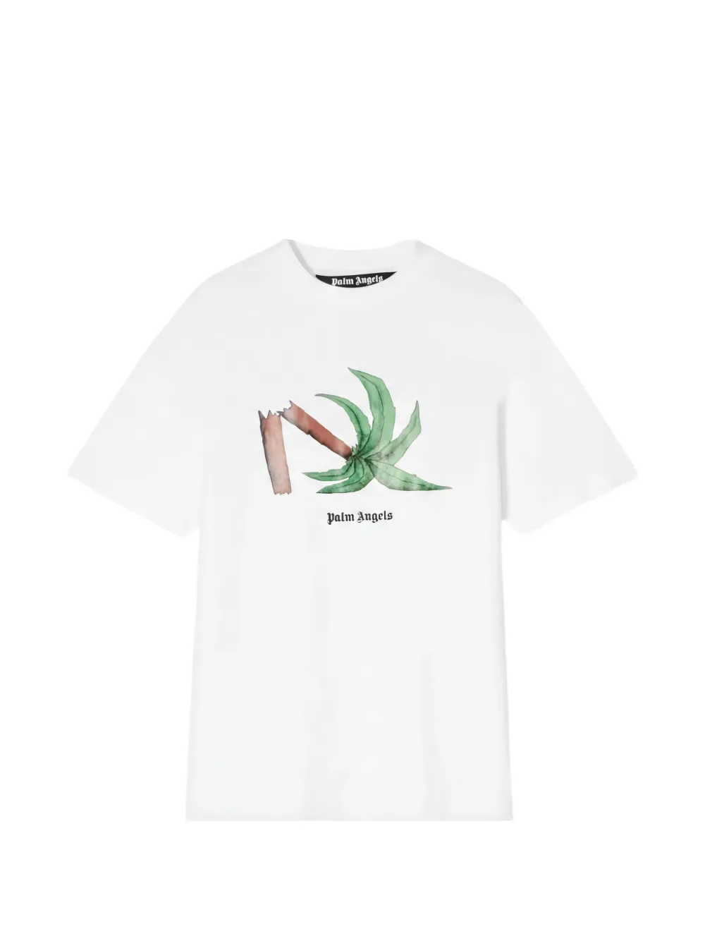 Palm Angels Broken Palm T-shirt - Bianco