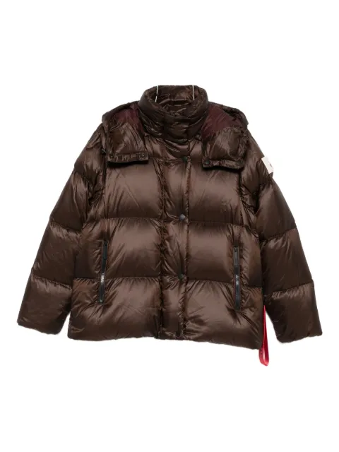 AFTER LABEL hooded puffer jacket