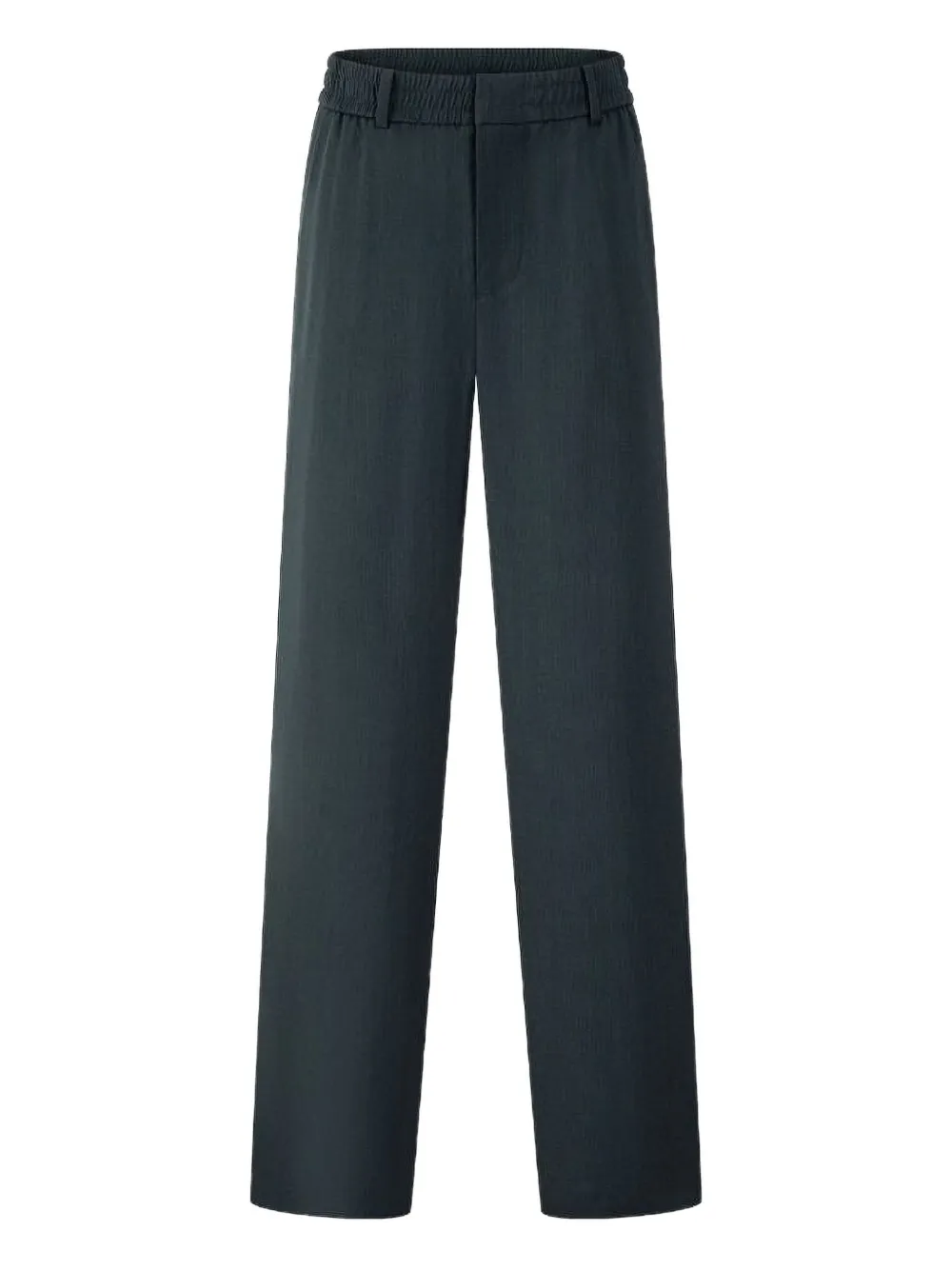 Shanghai Tang elastic-waist wool trousers | Green | Image 1