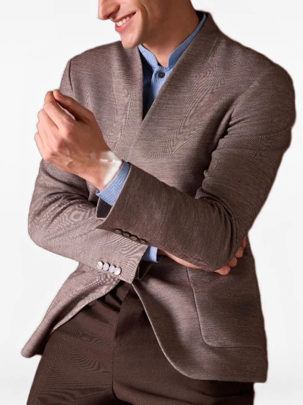 Shanghai Tang Tang Blazer In Gray