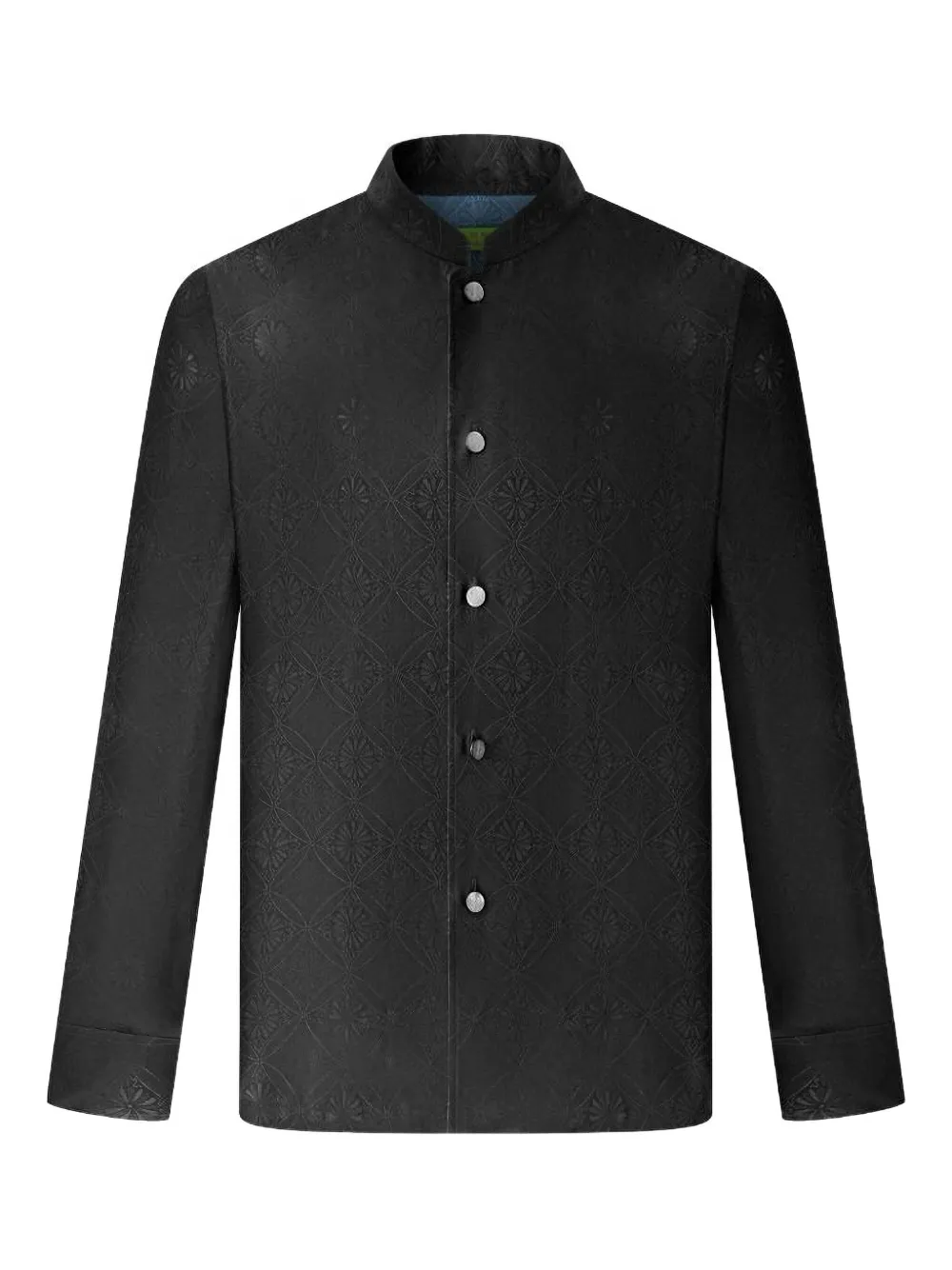 Shanghai Tang Tang jacquard-pattern shirt | Grey | Image 1