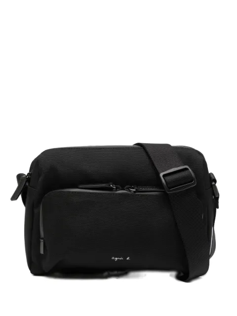 agnès b.  logo-printed shoulder bag
