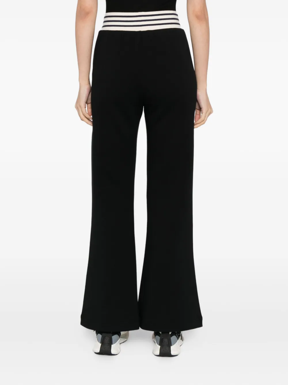 Sport B. By Agnès B. Logo-embroidered Trosuers In Black