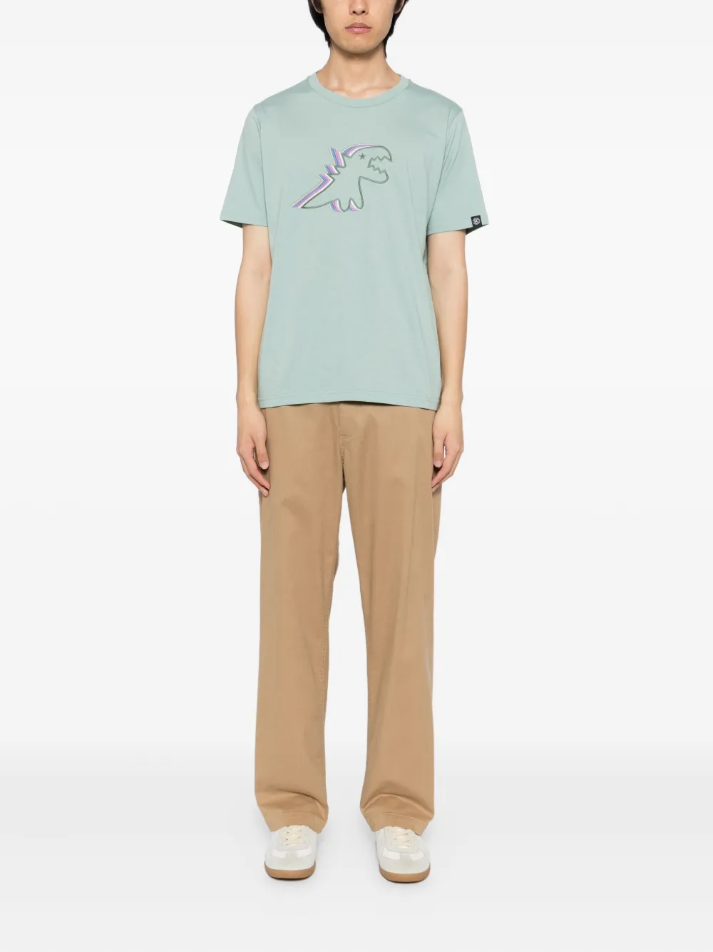 SPORT b. by agnès b. T-shirt met geborduurd logo - Groen