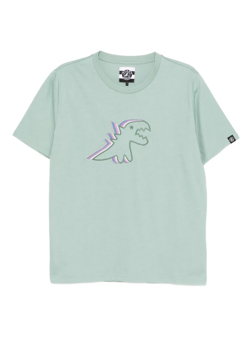 SPORT b. by agnès b.  logo-embroidered T-shirt | Green | Image 1