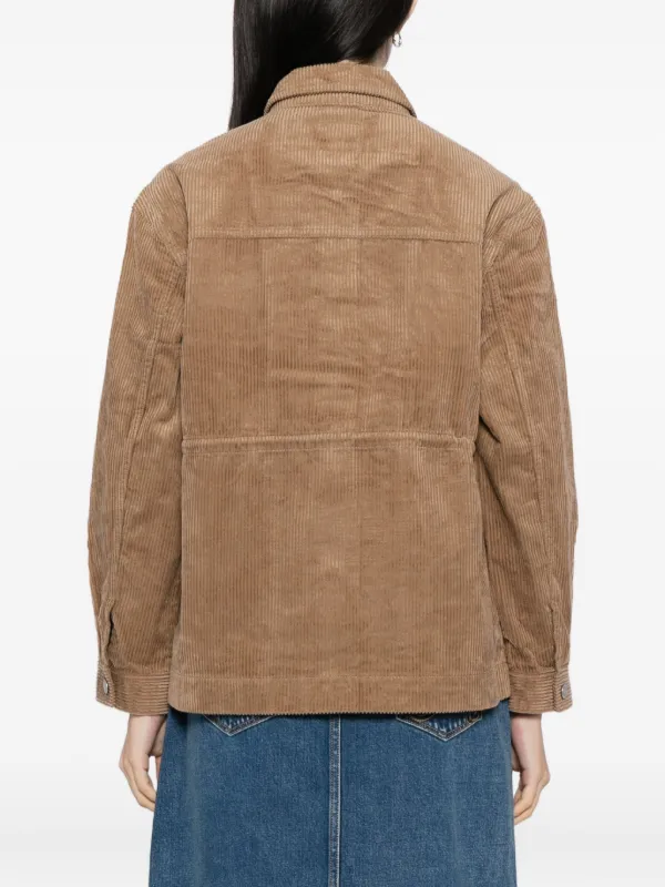 SPORT b. By Agnès b. Corduroy Work Jacket | Brown | FARFETCH