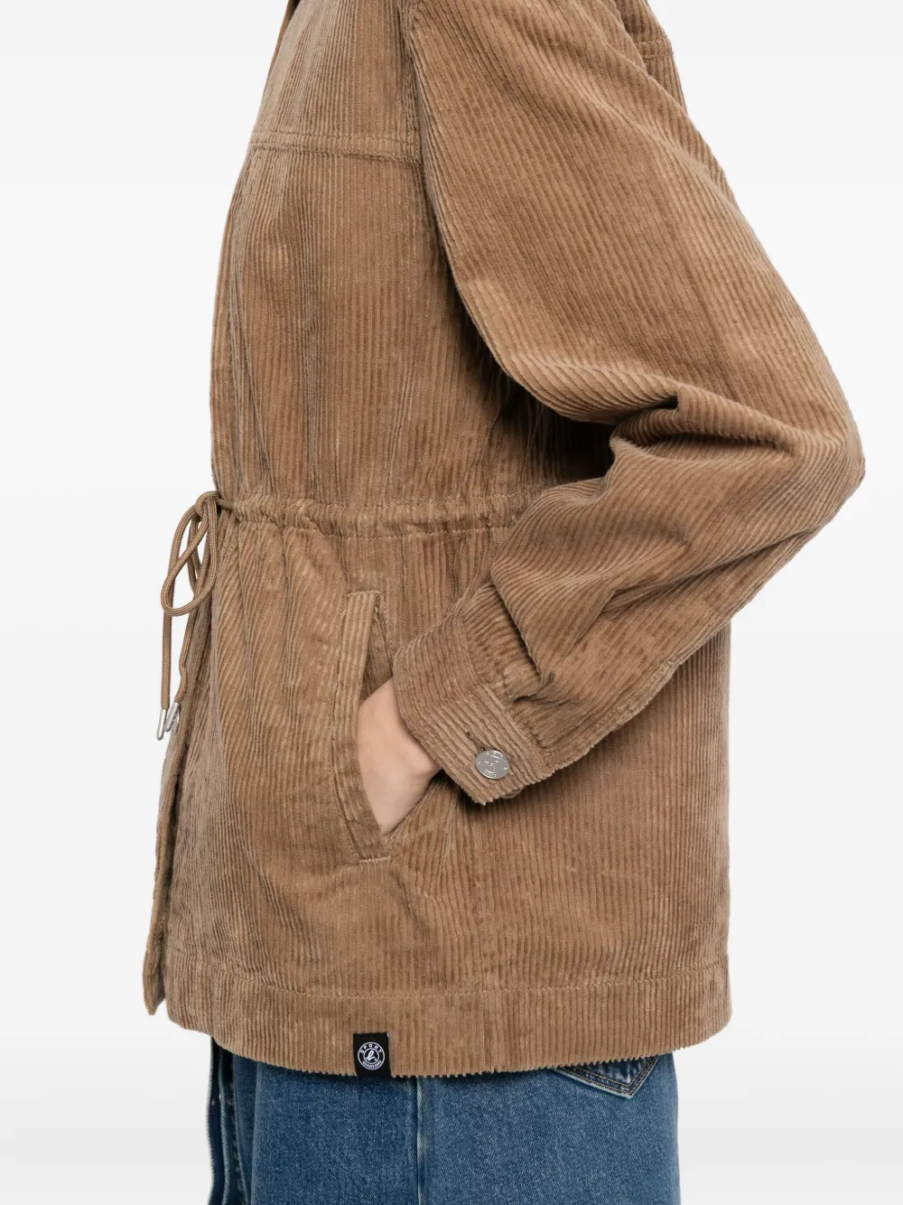 Sport B. By Agnès B. Corduroy Work Jacket In Brown
