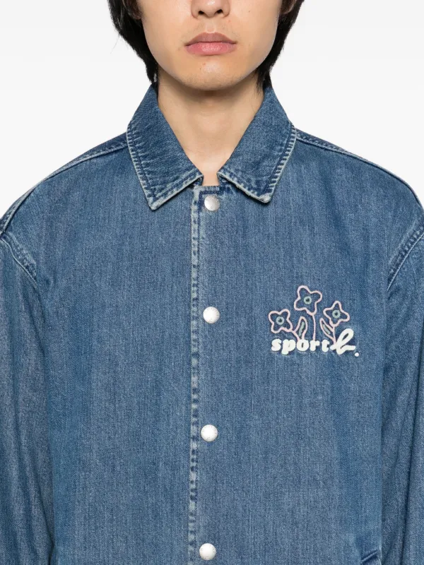 SPORT b. By Agnès b. ロゴ ジャケット | ブルー | FARFETCH JP